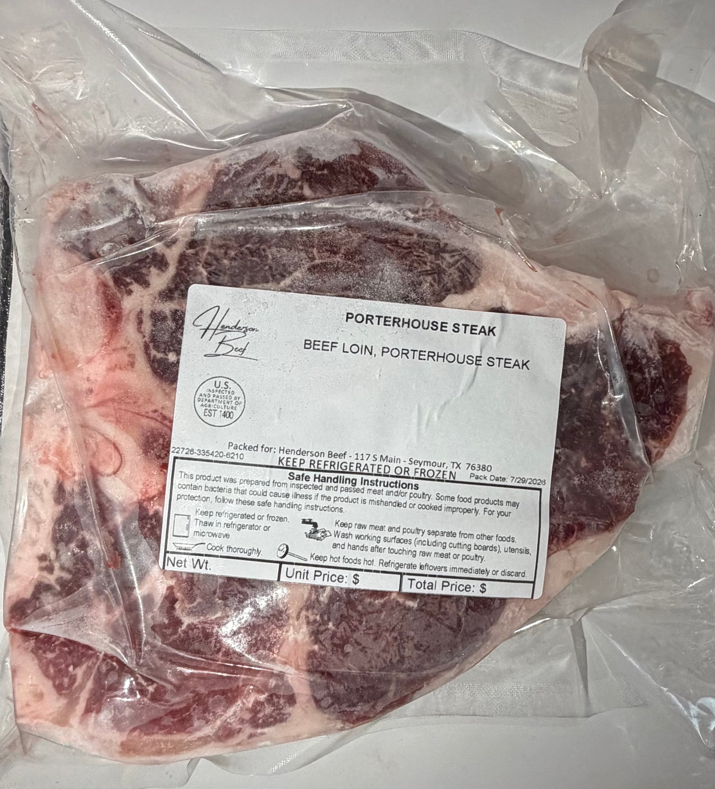 Porterhouse Steak
