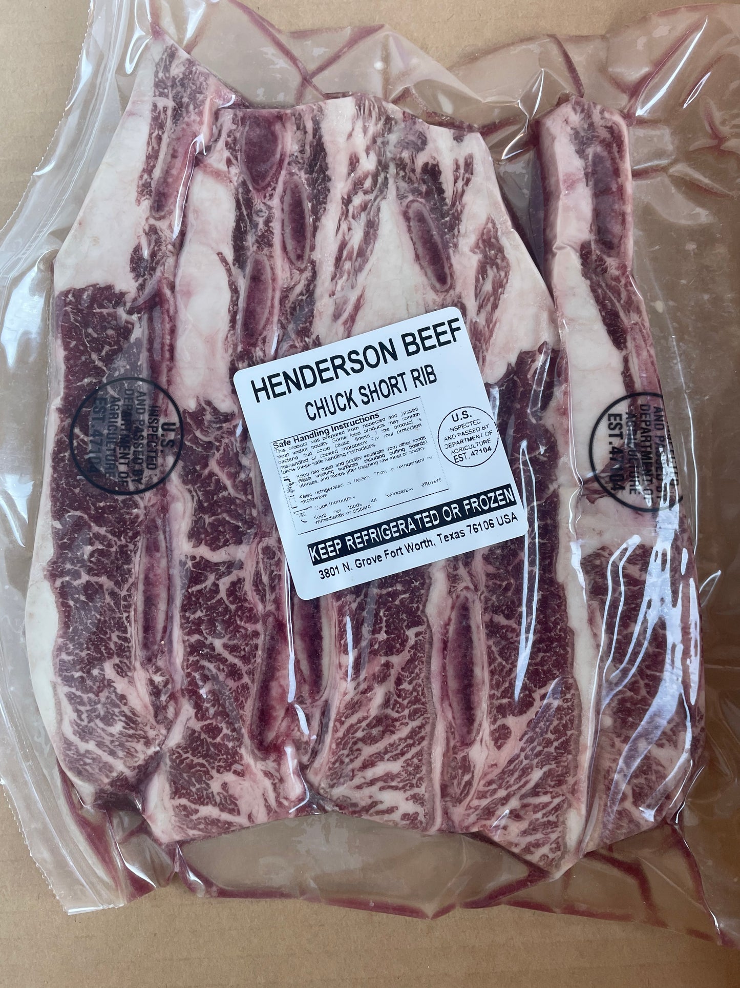 Tablitas (Chuck Short Ribs- Flanken Style)